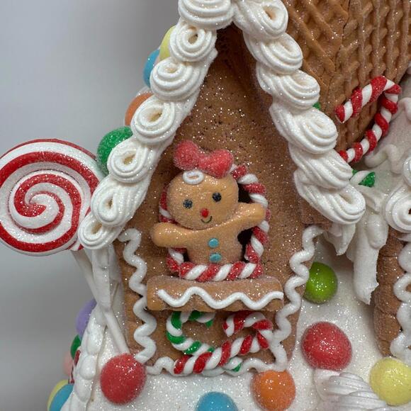 Sugarplum Dreams GIANT LED Gingerbread Castle Christmas Village Display NEW - Picture 12 of 14